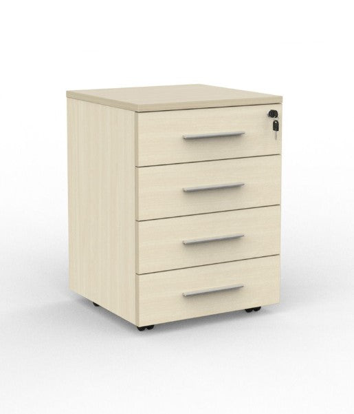 Cubit 4 Drawer Mobile Pedestal