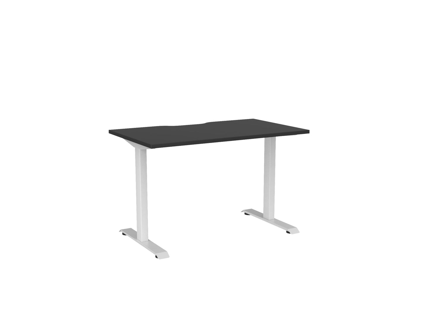 Haven Fixed Single Sided Desk - Scallop Desktop