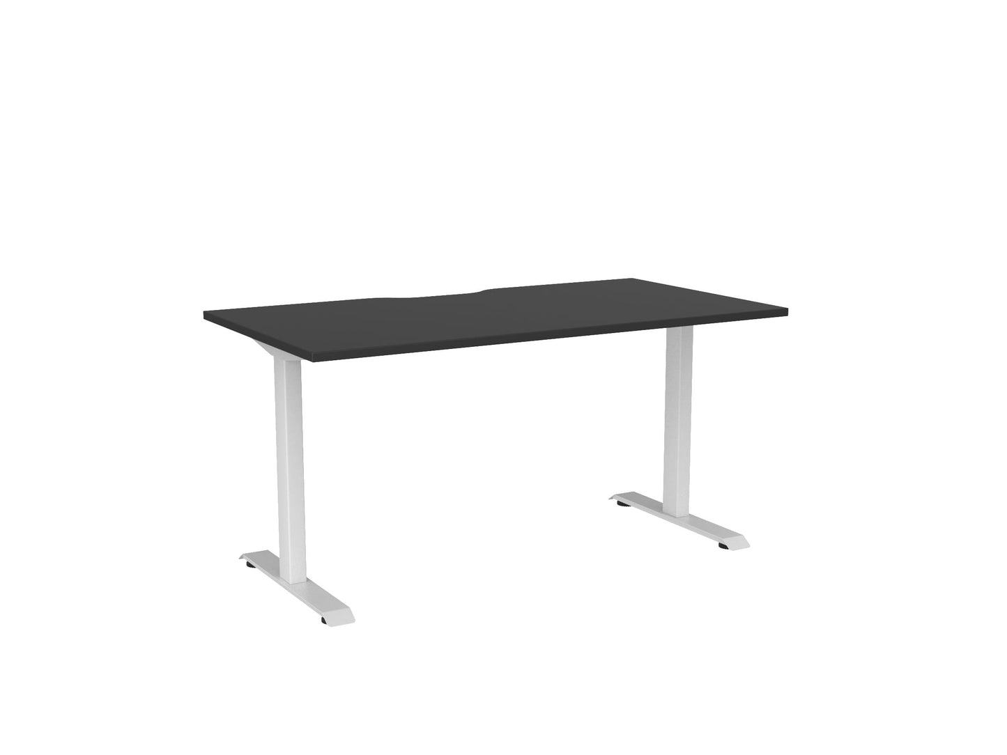 Haven Fixed Single Sided Desk - Scallop Desktop