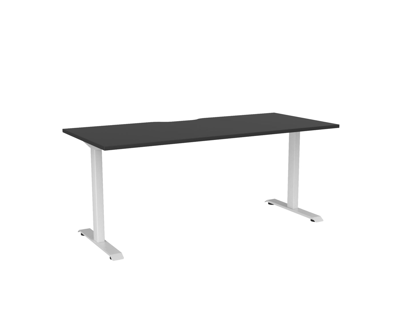 Haven Fixed Single Sided Desk - Scallop Desktop