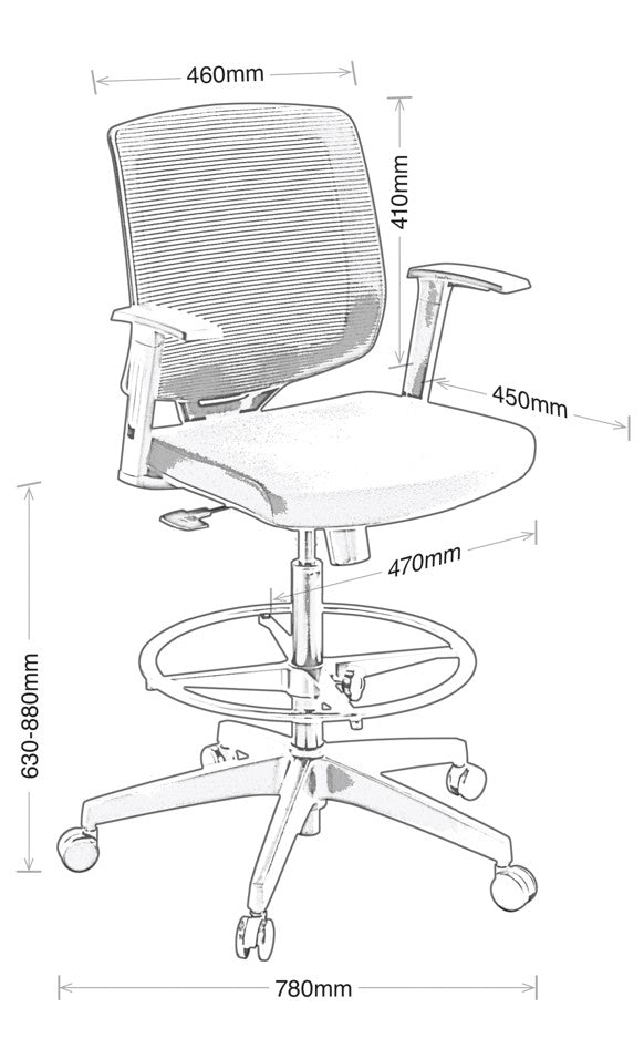 Media Meeting Chair with HighLIft