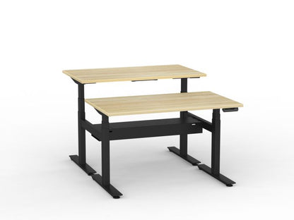 Agile Pro Electric 3-Column Shared Desk