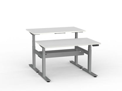 Agile Pro Electric 3-Column Shared Desk