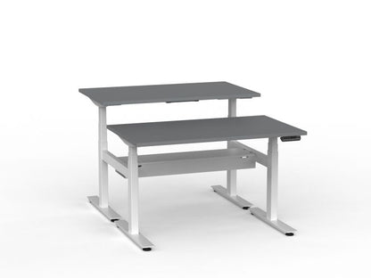 Agile Pro Electric 3-Column Shared Desk