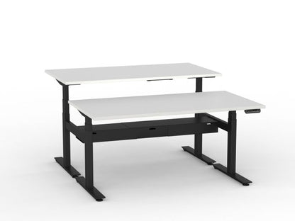Agile Pro Electric 3-Column Shared Desk