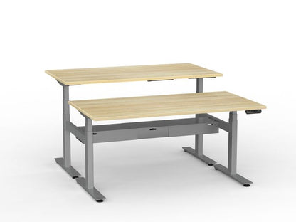 Agile Pro Electric 3-Column Shared Desk