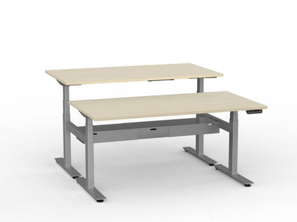 Agile Pro Electric 3-Column Shared Desk