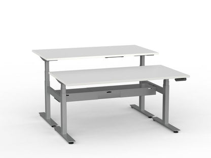 Agile Pro Electric 3-Column Shared Desk