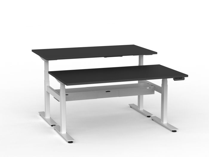 Agile Pro Electric 3-Column Shared Desk