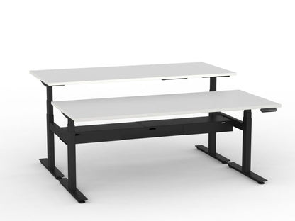 Agile Pro Electric 3-Column Shared Desk
