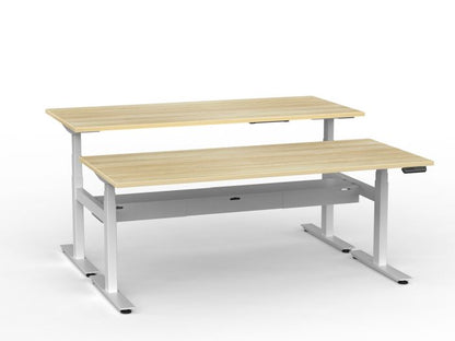 Agile Pro Electric 3-Column Shared Desk