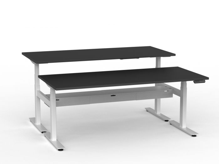 Agile Pro Electric 3-Column Shared Desk