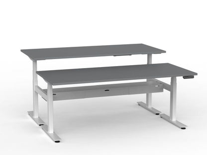 Agile Pro Electric 3-Column Shared Desk