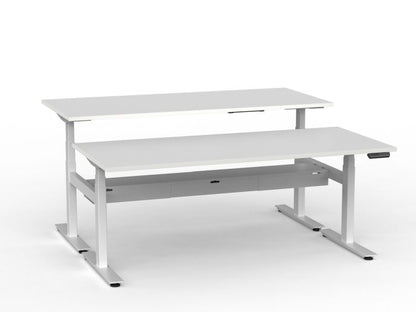 Agile Pro Electric 3-Column Shared Desk