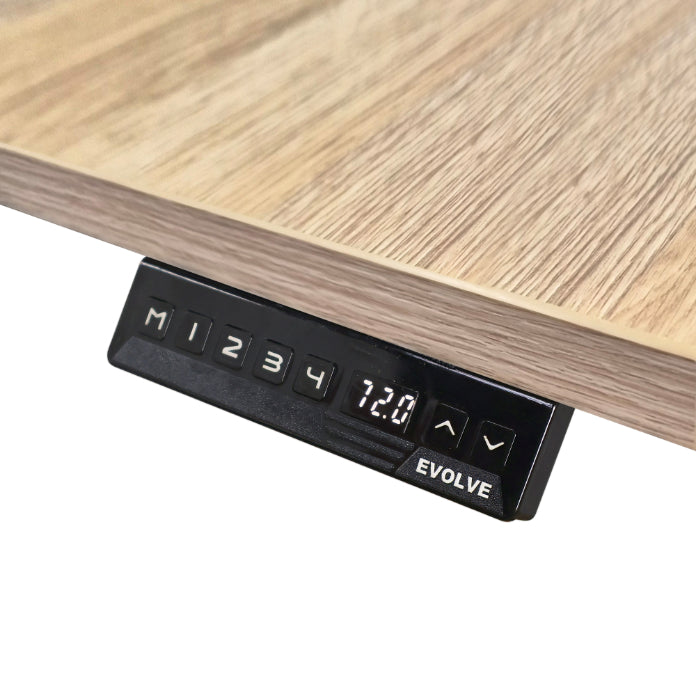 Evolve Electric Standing Desk Scalloped Desktop