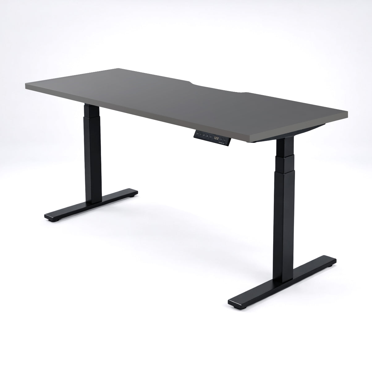 Evolve Electric Standing Desk Scalloped Desktop