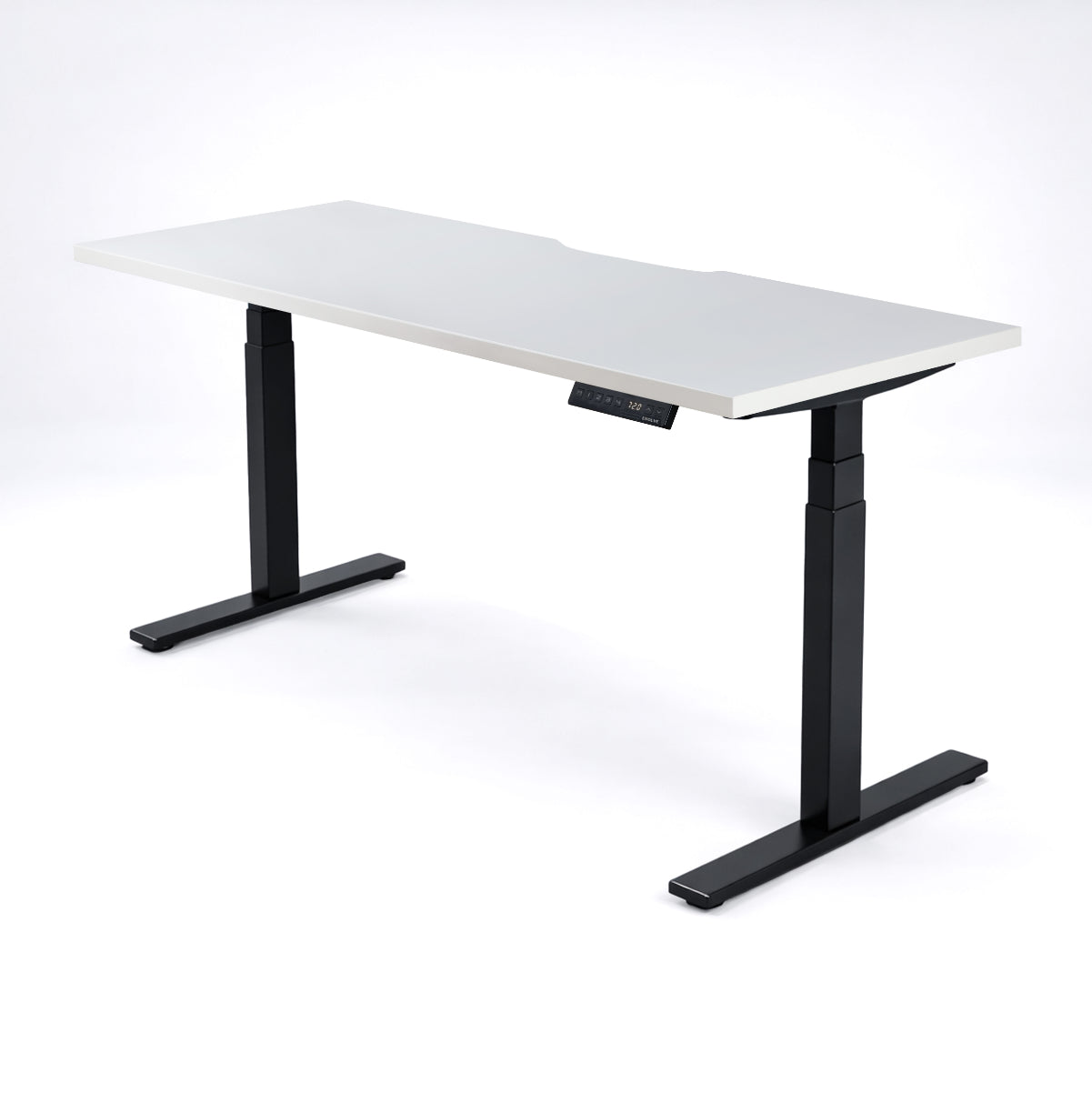 Evolve Electric Standing Desk Scalloped Desktop