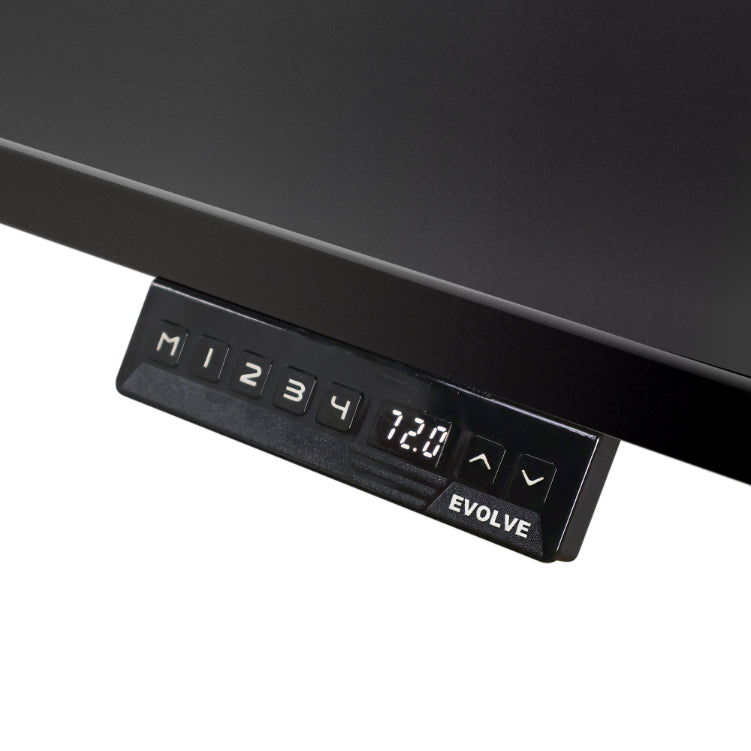 Evolve Electric Standing Desk Scalloped Desktop