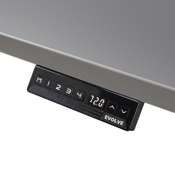 Evolve Electric Standing Desk Scalloped Desktop