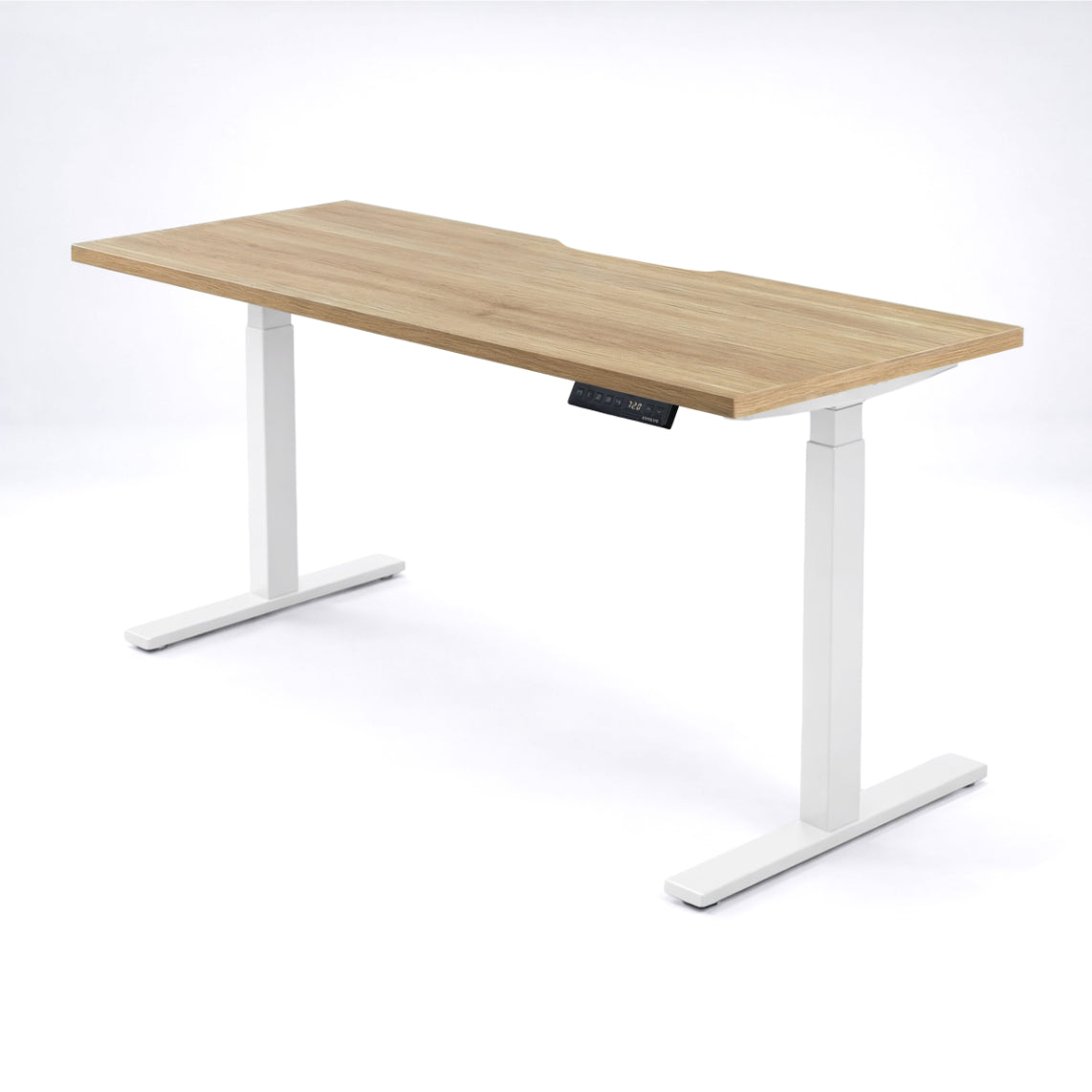 Evolve Electric Standing Desk Scalloped Desktop
