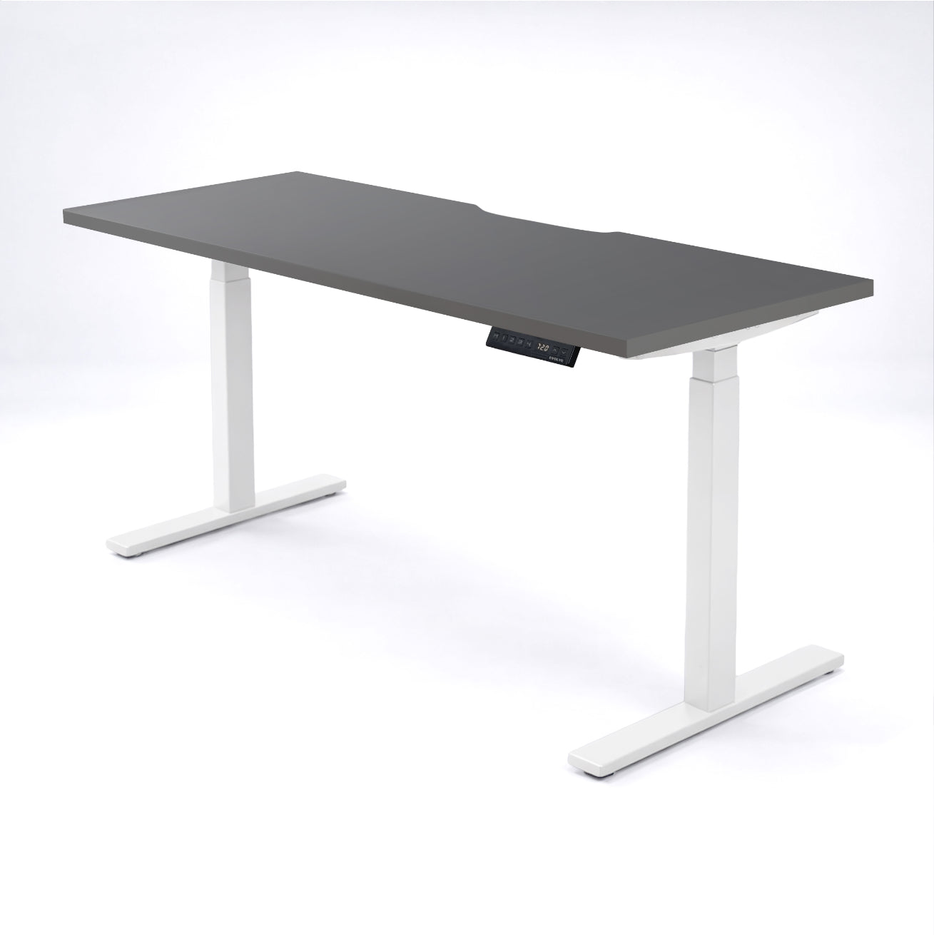 Evolve Electric Standing Desk Scalloped Desktop