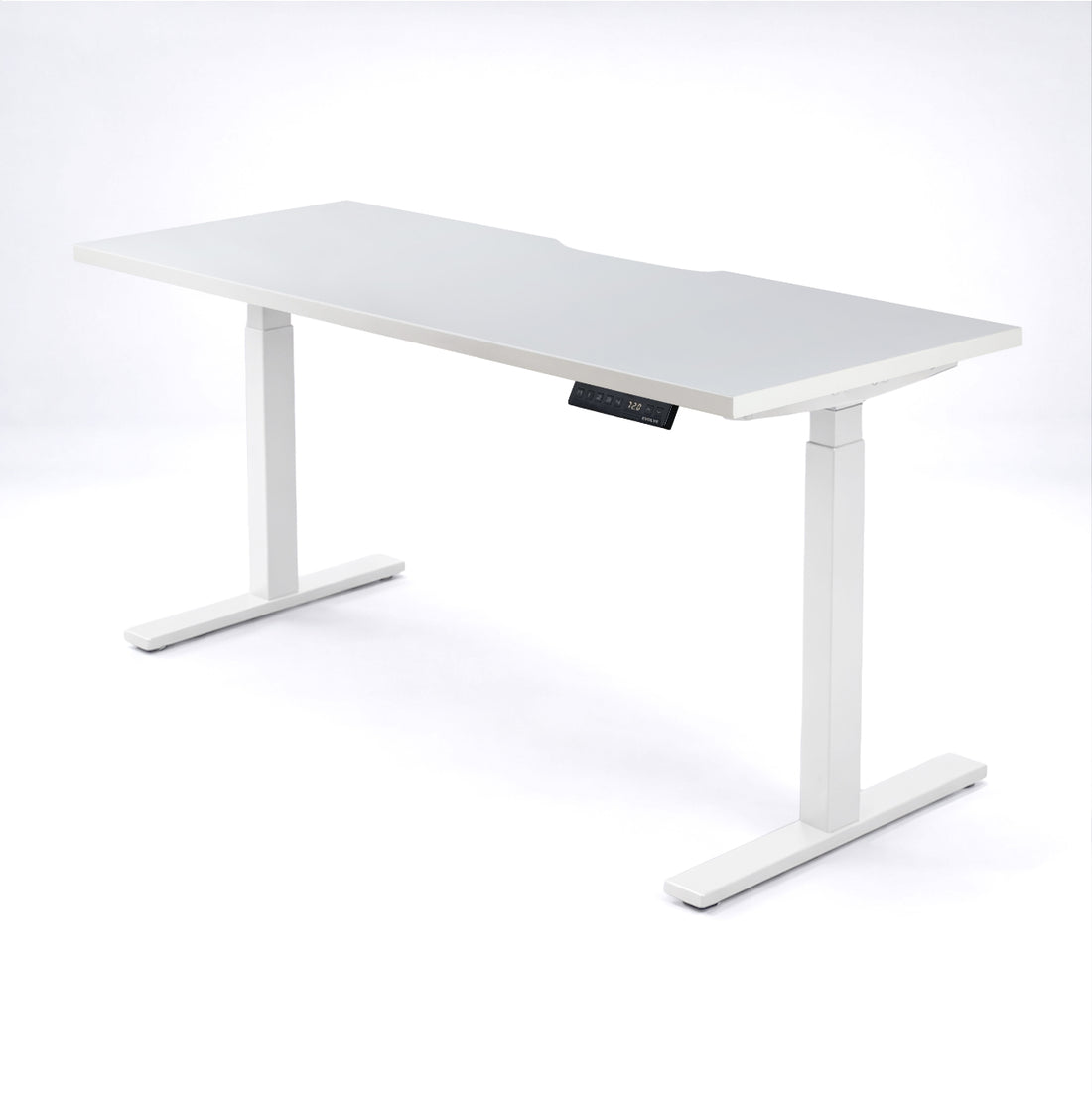 Standing Desk -Evolve Electric Scalloped Top – Uno Furniture | NZ