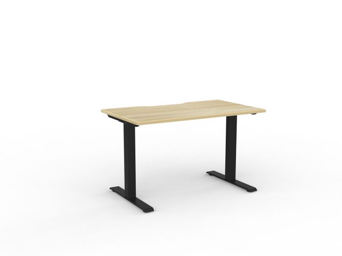 Velocity Fixed Individual Desk - Scallop