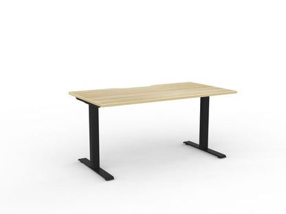 Velocity Fixed Individual Desk - Scallop