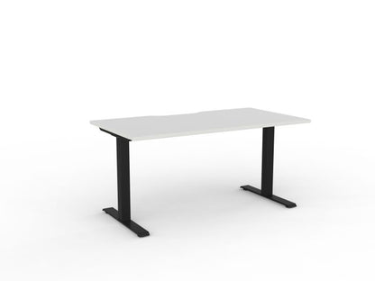 Velocity Fixed Individual Desk - Scallop