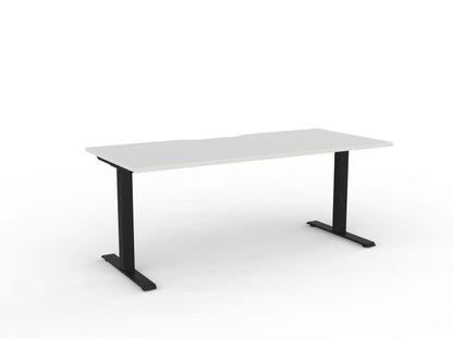 Velocity Fixed Individual Desk - Scallop