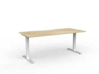 Velocity Fixed Individual Desk - Scallop