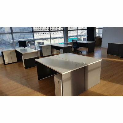Milan Straight Desk With Modesty Panel