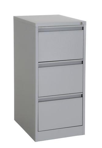 Grey 3 drawer filing cabinet