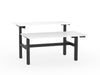 double sided electric height adjustable standing desk
