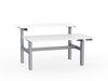 double sided electric height adjustable standing desk