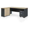 Milan Desk and Storage Combo Desk Workstation