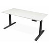 Standing Desk White  desktop Black Legs