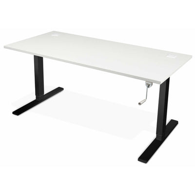 Evolve Manual Adjust Standing Desk, with Cable Ports