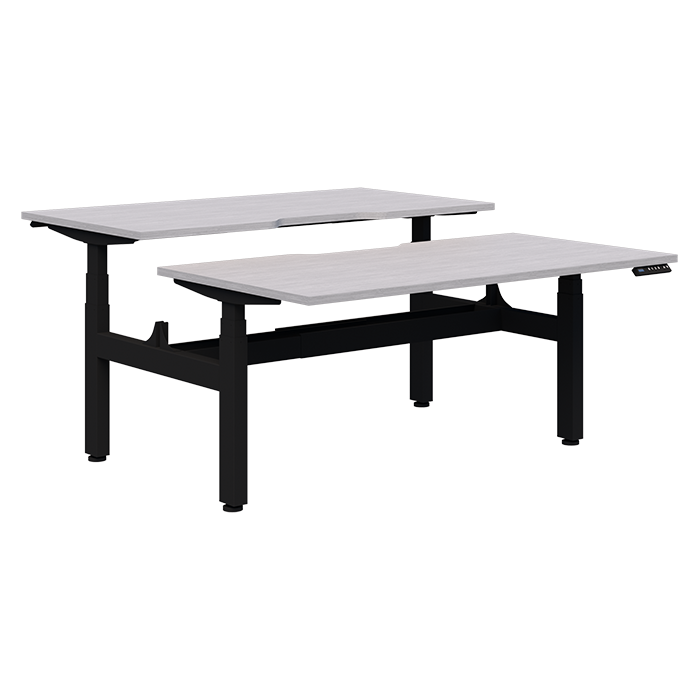 Summit II Electric Back-to-Back 2 Pod Desk