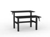 Agile Manual Winder Height Adjustable Double Sided Shared Desk