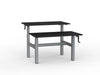 Agile Manual Winder Height Adjustable Double Sided Shared Desk