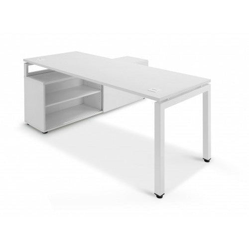 Ultimo Desk And Cupboard Workstation Standard Metal Leg