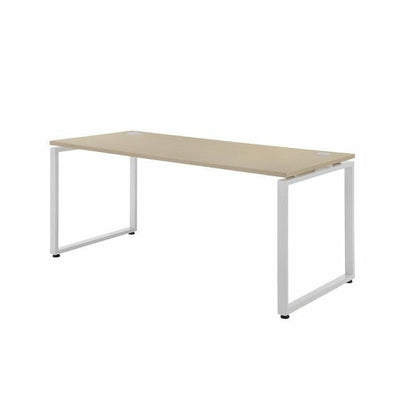 Ultimo Metal  Framed Desk Maple Desktop